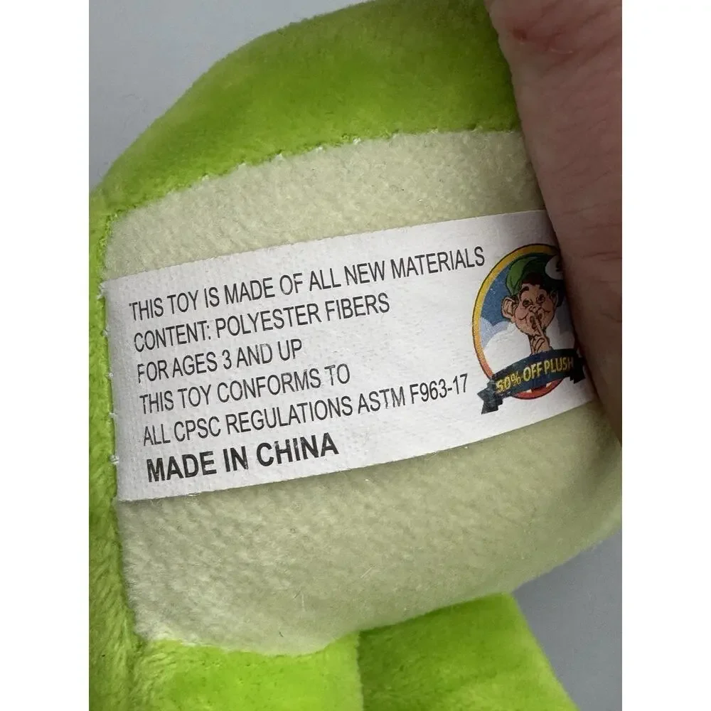 Livoti Toys Lime Mint Green Puppy Dog Plush 7 Inch Stuffed Animal